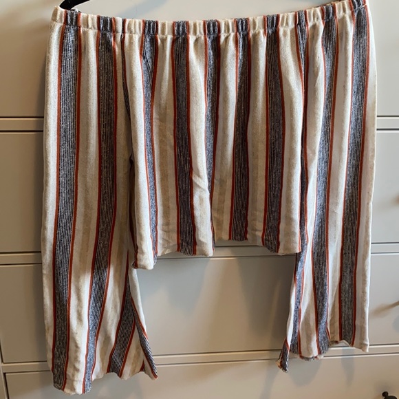 Zara off the shoulder long sleeve shirt - Picture 1 of 4